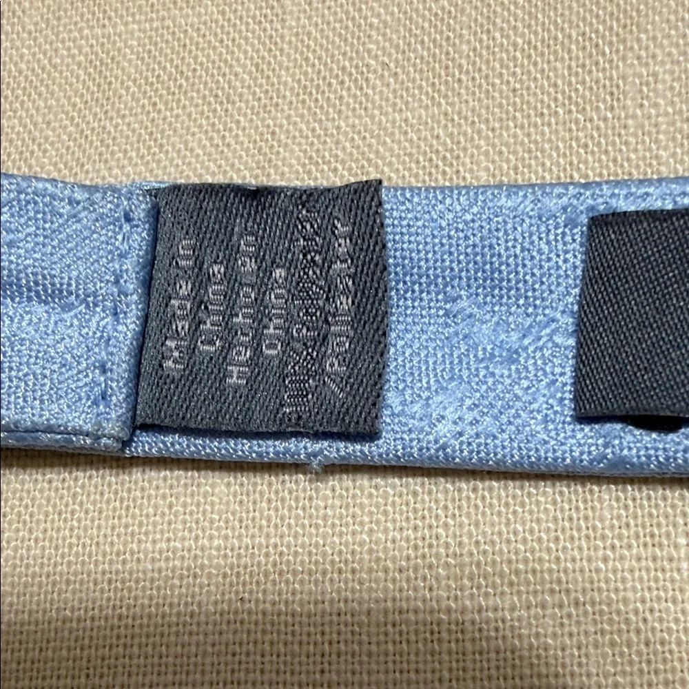 Madison Light Blue Adjustable Bow Tie
